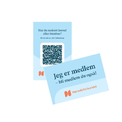 Visittkort, (á 125 stk.)