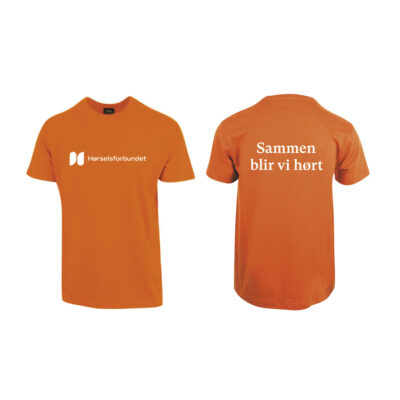 Kampanje T-skjorte, orange